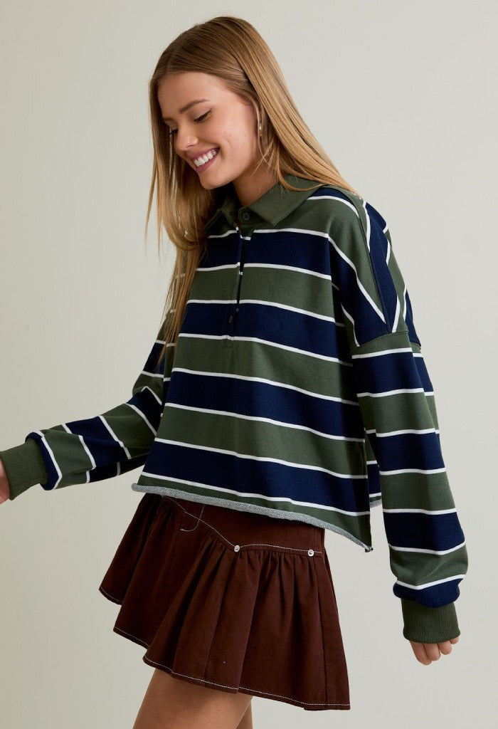 KK Bloom Polo Bar Pullover