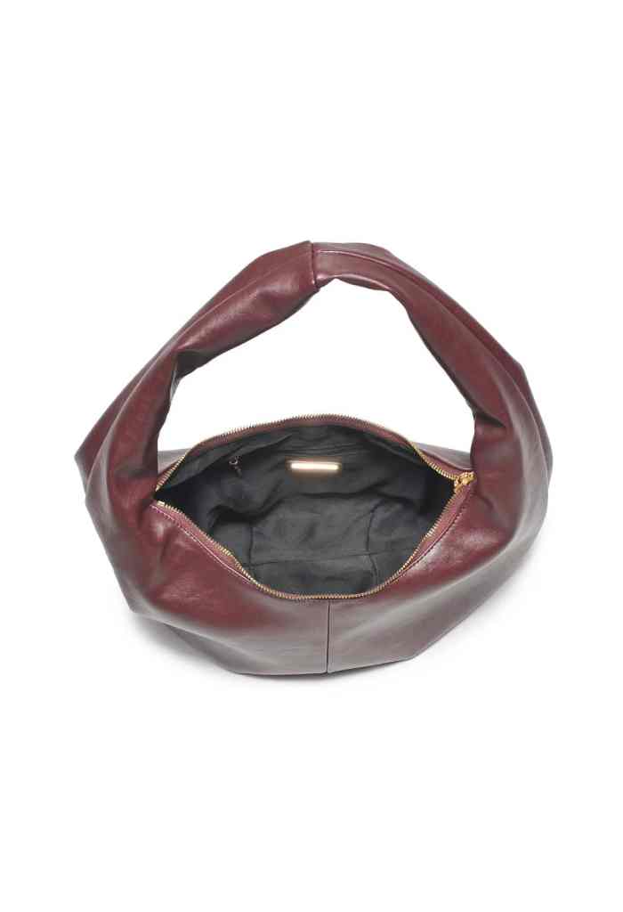 KK Bloom Croissant Bag-Burgundy