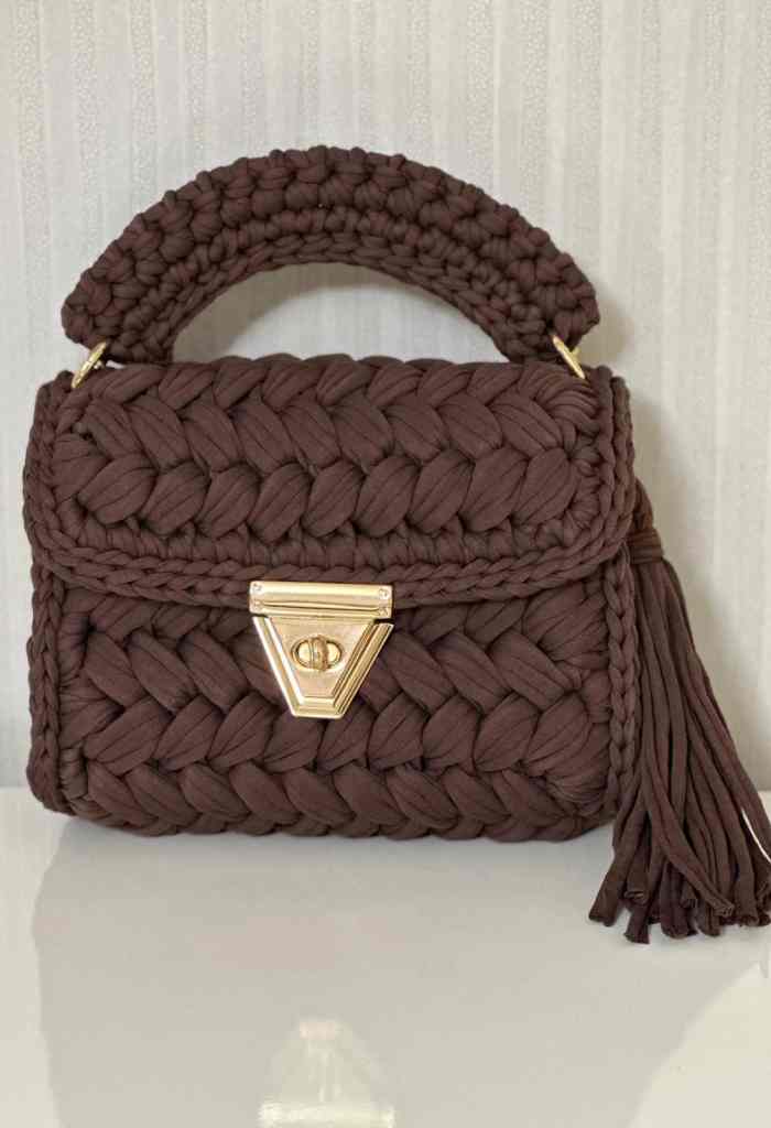 KK Bloom Jordan Purse-Brown