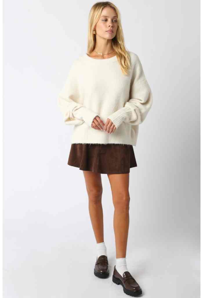 KK Bloom Sally Suede Mini Skirt