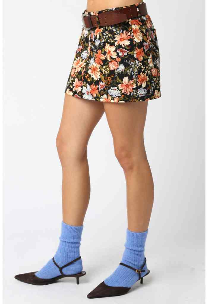 KK Bloom Flower Power Mini Skirt