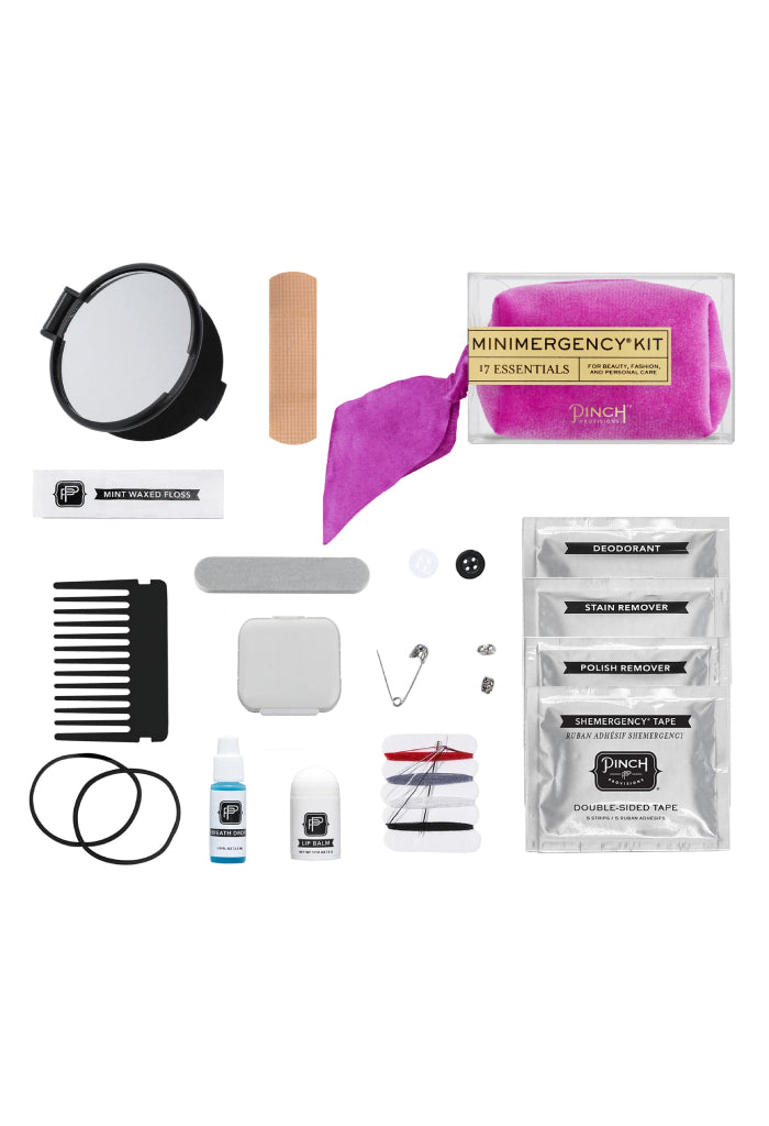 Pinch Velvet Scarf Minimergency Kit-Orchid