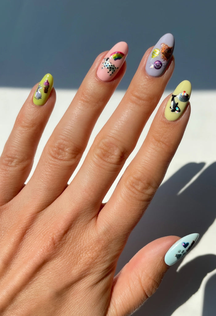 Deco Beauty Nail Art Stickers-Ice Cream Social