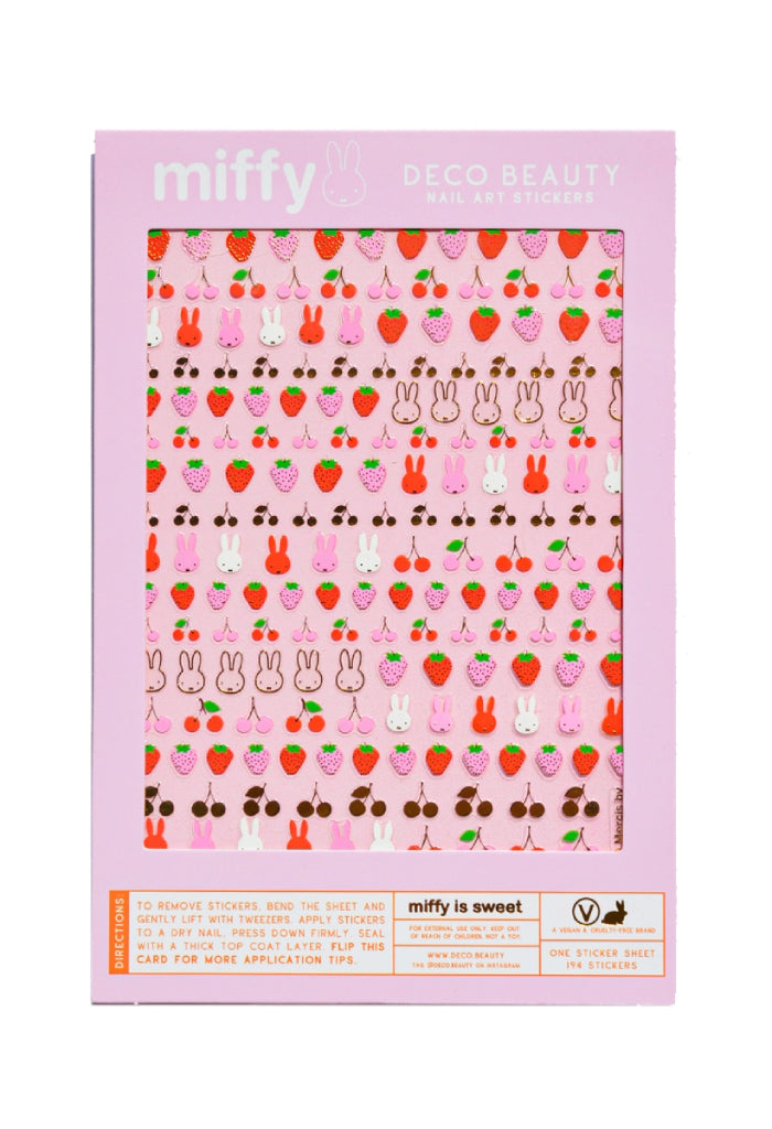 Deco Beauty Nail Art Stickers-Miffy Is Sweet