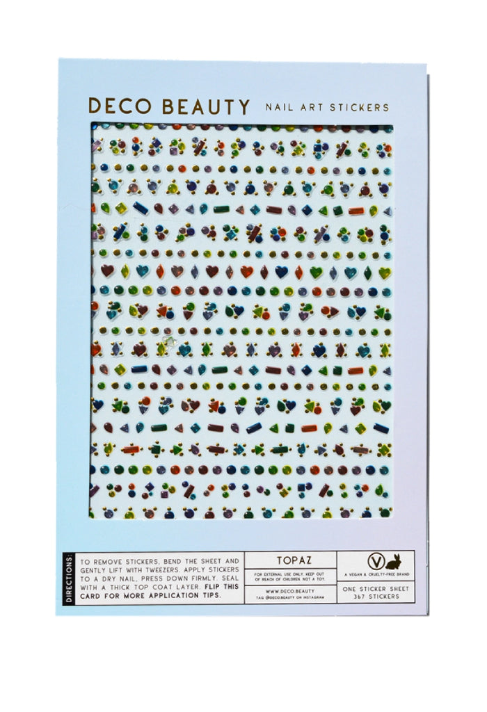 Deco Beauty Nail Art Stickers-Topaz