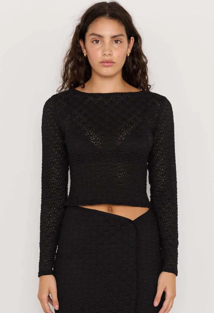 Minkpink Luca Stretch Lace Top