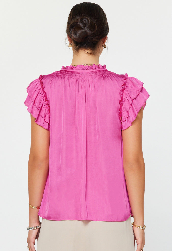 Current Air Pink Glow Blouse