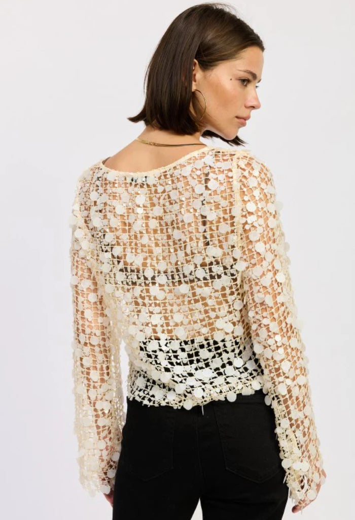 KK Bloom Camilla Top-Ivory