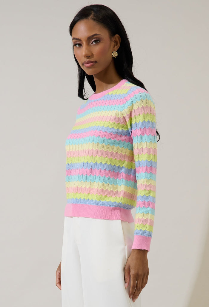 KK Bloom Rainbow Sunshine Sweater