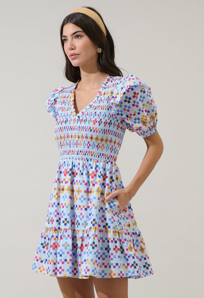 KK Bloom Confetti Mini Dress