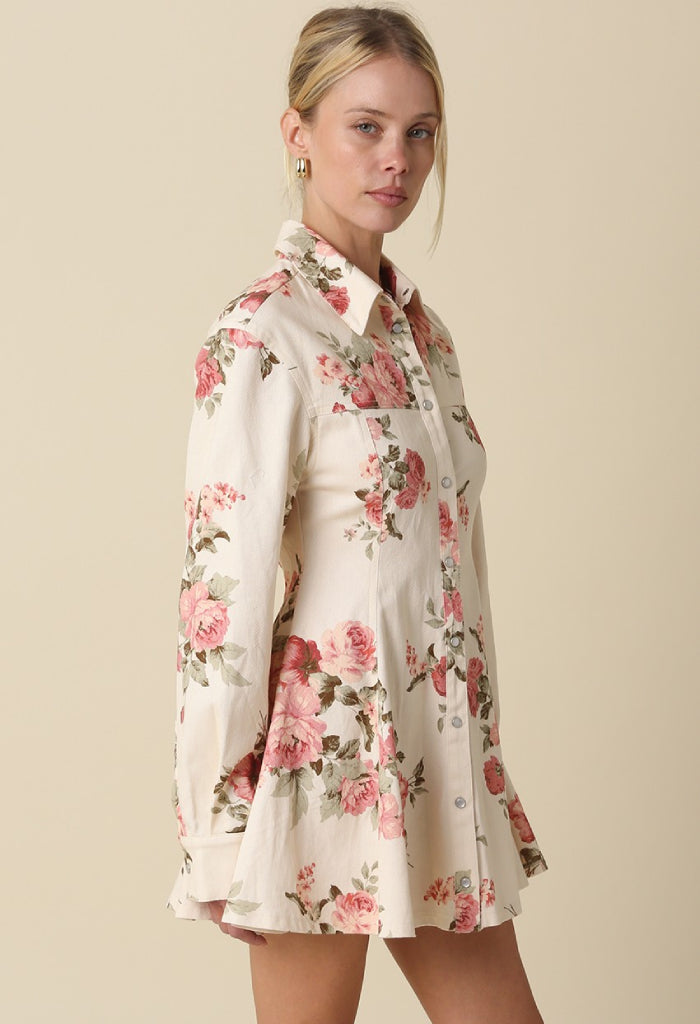 KK Bloom Rose Mini Dress