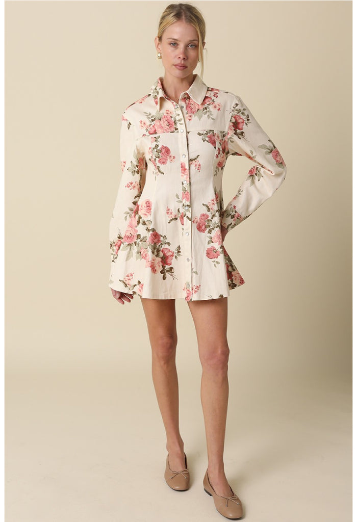 KK Bloom Rose Mini Dress