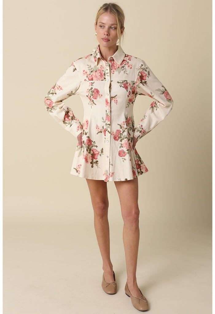 KK Bloom Rose Mini Dress
