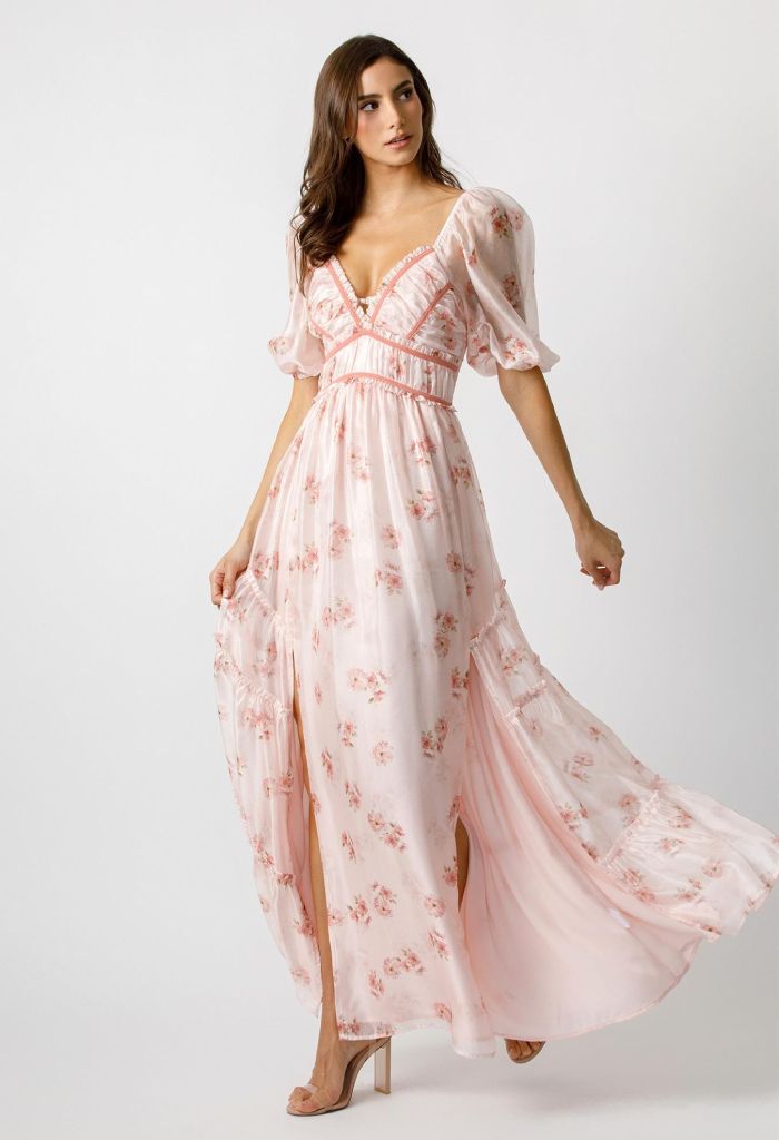 KK Bloom Daydream Maxi Dress-Pink Floral