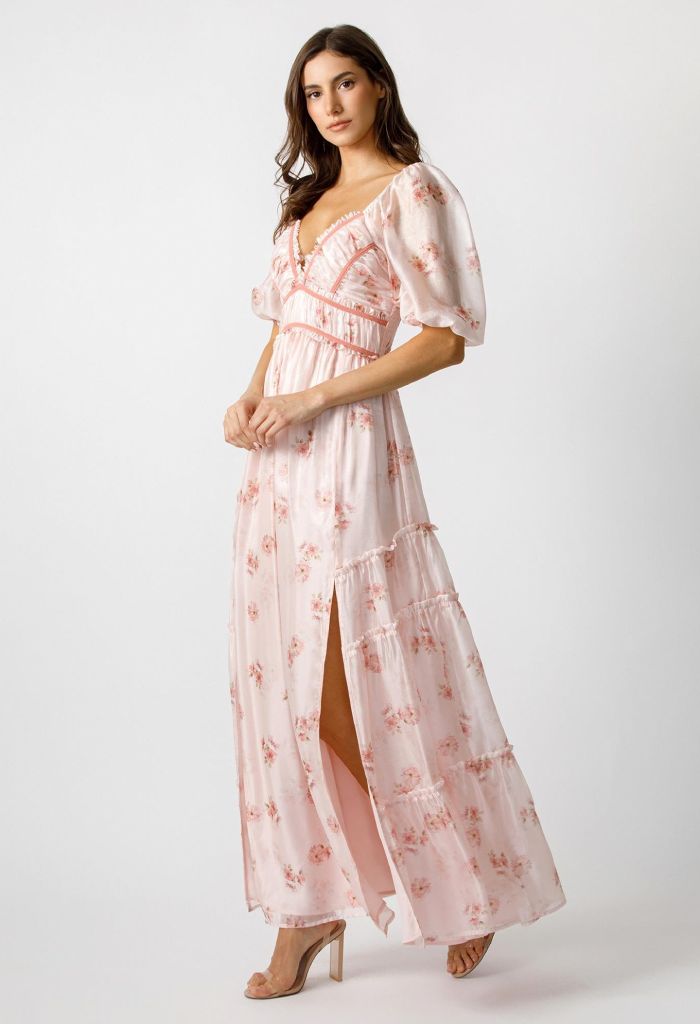 KK Bloom Daydream Maxi Dress-Pink Floral