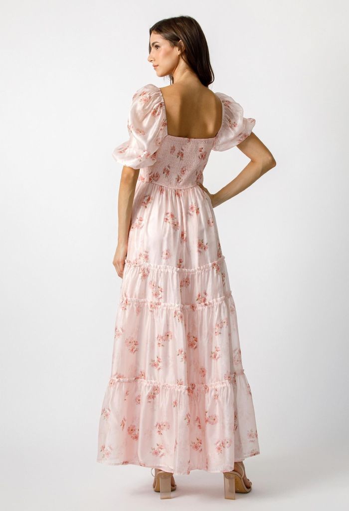 KK Bloom Daydream Maxi Dress-Pink Floral