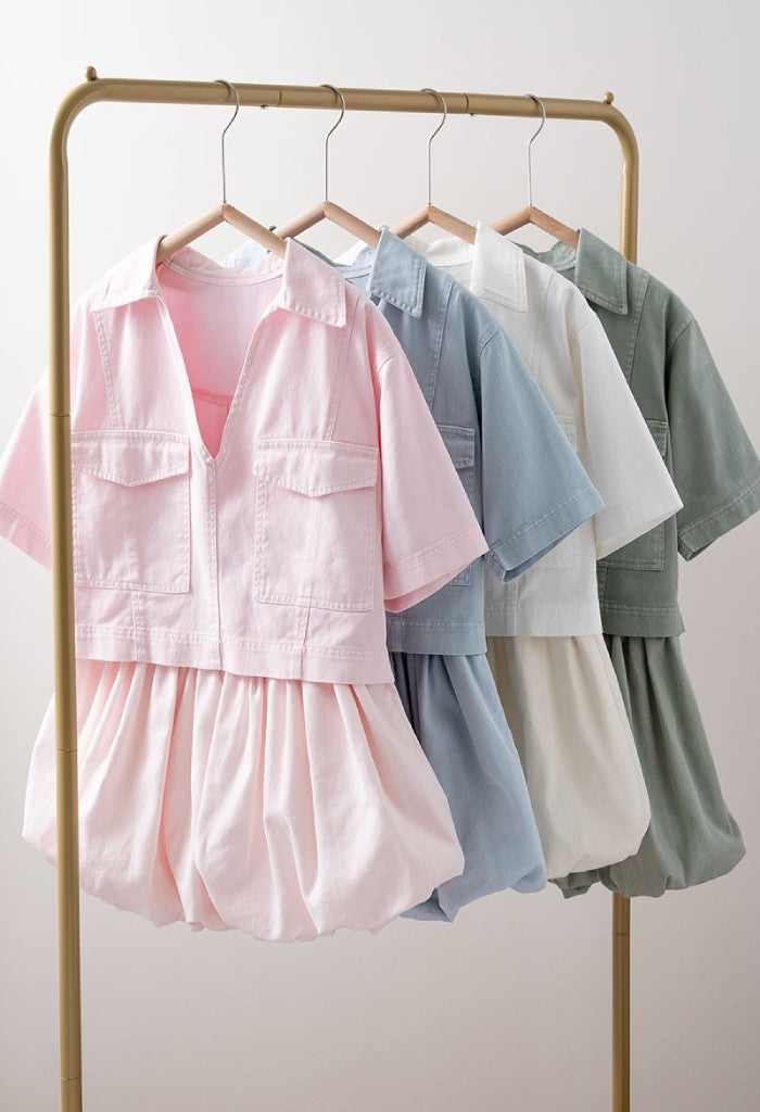 KK Bloom Starburst Bubble Skirt