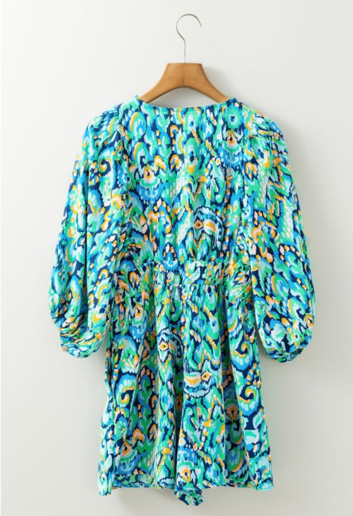 Ainsley Romper-Green