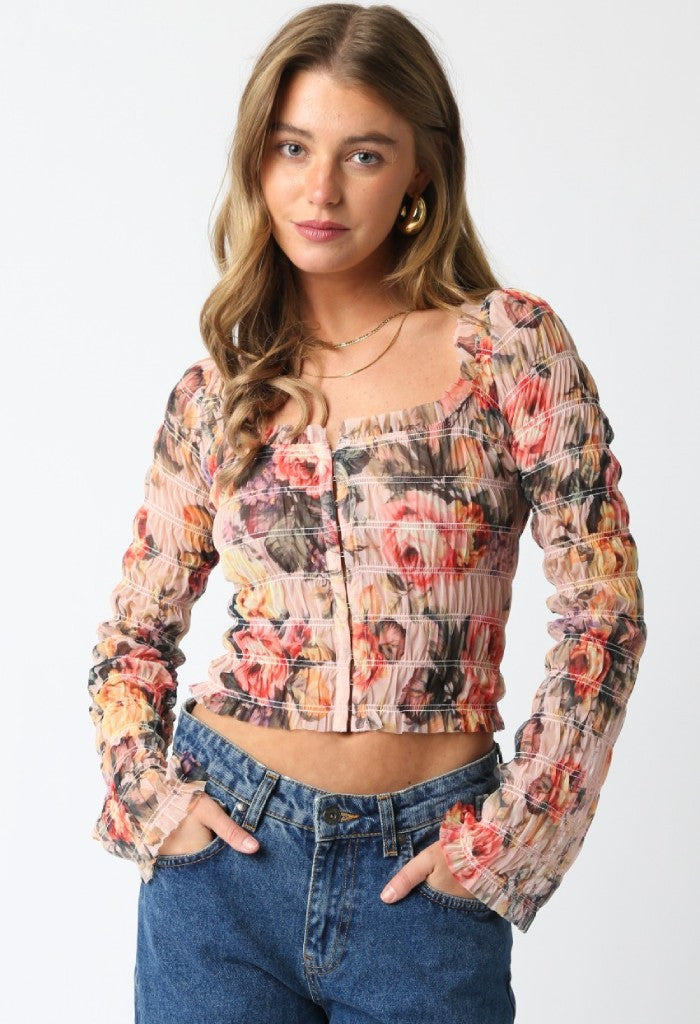 KK Bloom Eleanor Blouse-Floral