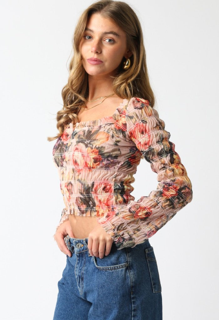 KK Bloom Eleanor Blouse-Floral