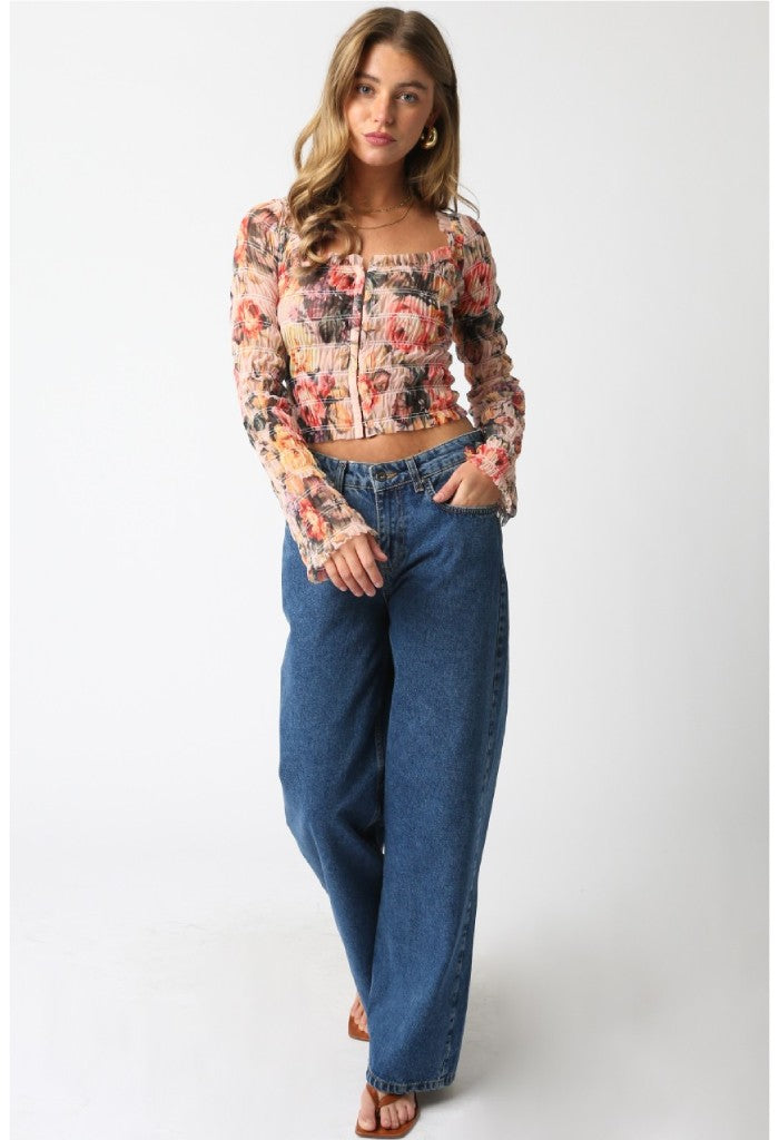 KK Bloom Eleanor Blouse-Floral