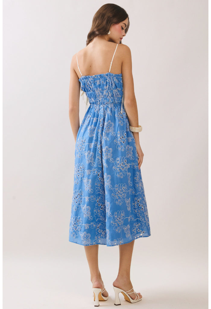 KK Bloom Cornflower Maxi Dress