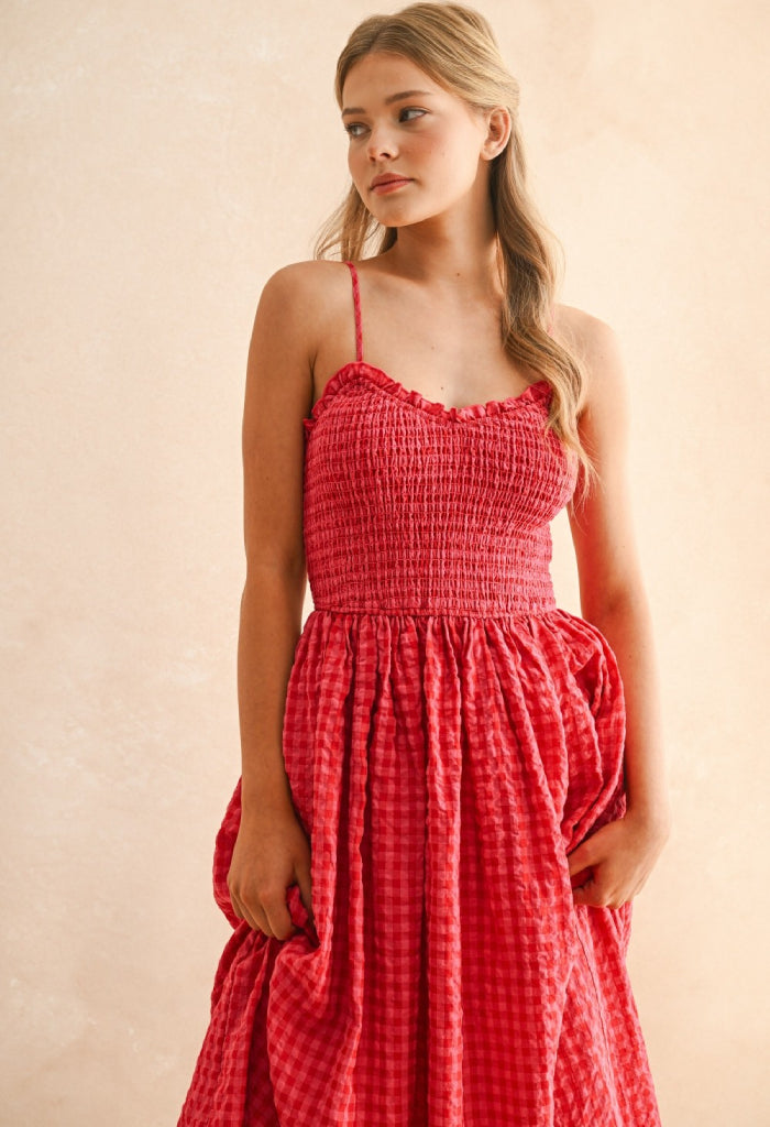 KK Bloom Cherry Crush Maxi Dress