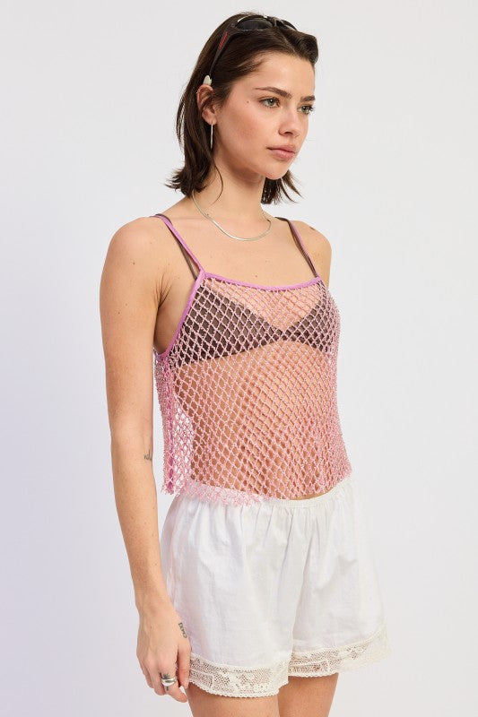 Emory Park Natalie Top-Pink