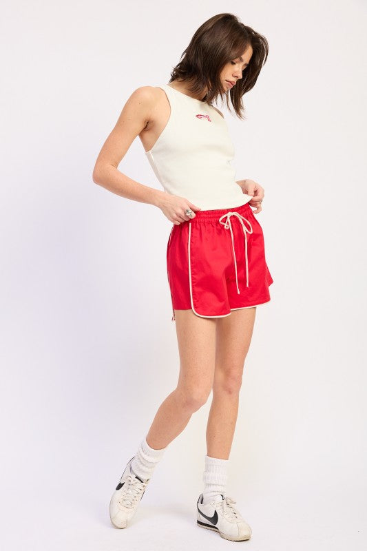 Emory Park Atlantis Tank Top-Off White/Pink