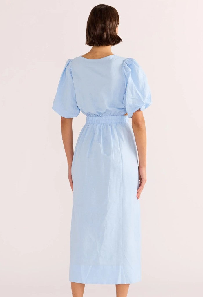 Minkpink Pandora Puff Sleeve Midi Dress