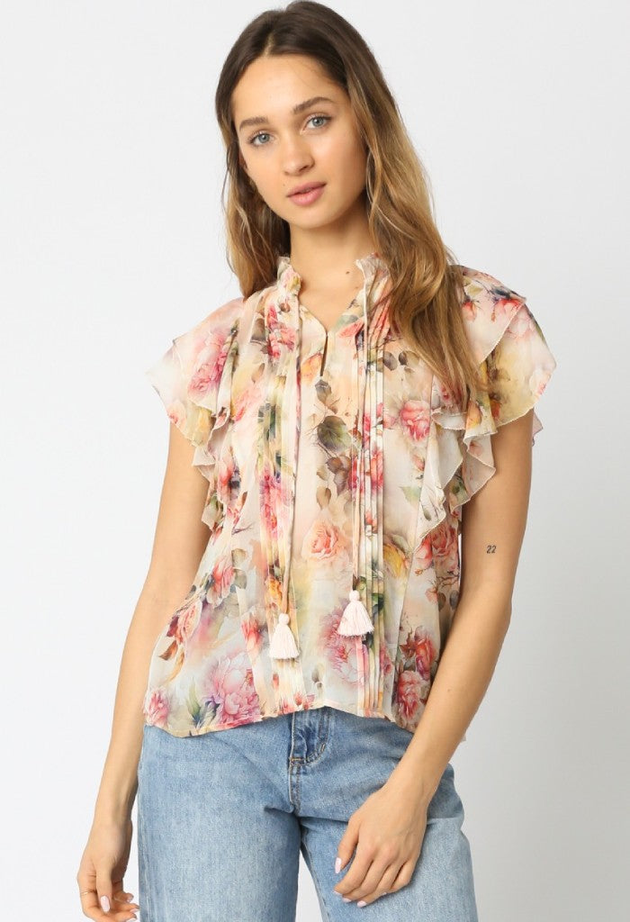 KK Bloom Peachy Blouse