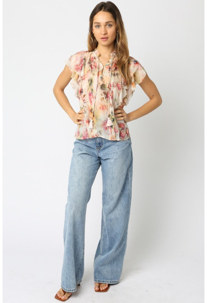 KK Bloom Peachy Blouse