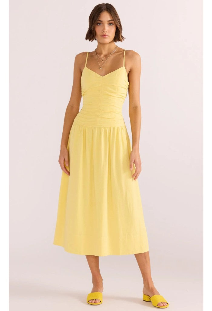 Minkpink Ophelia Ruched Midi Dress