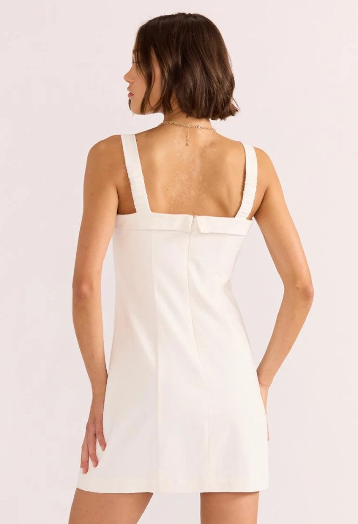 Minkpink Imogen Drill Tie Mini Dress