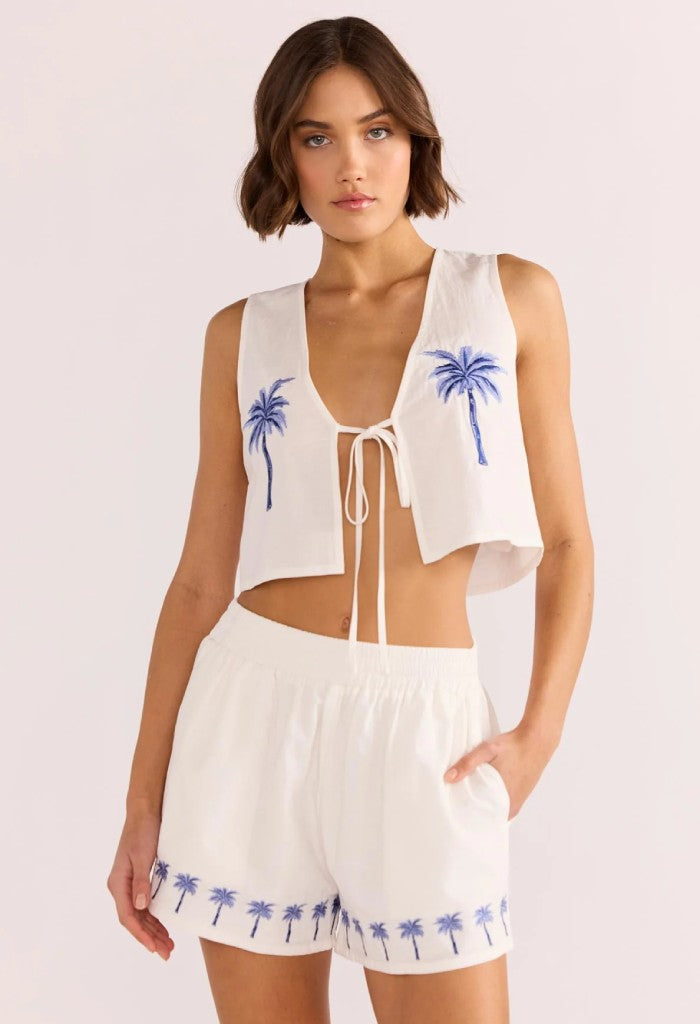 Minkpink Isadora Embroidered Short