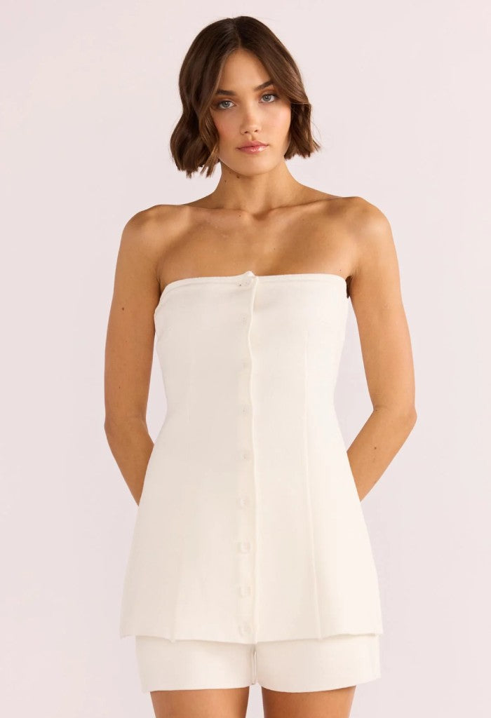 Minkpink Elora Knit Bustier Top