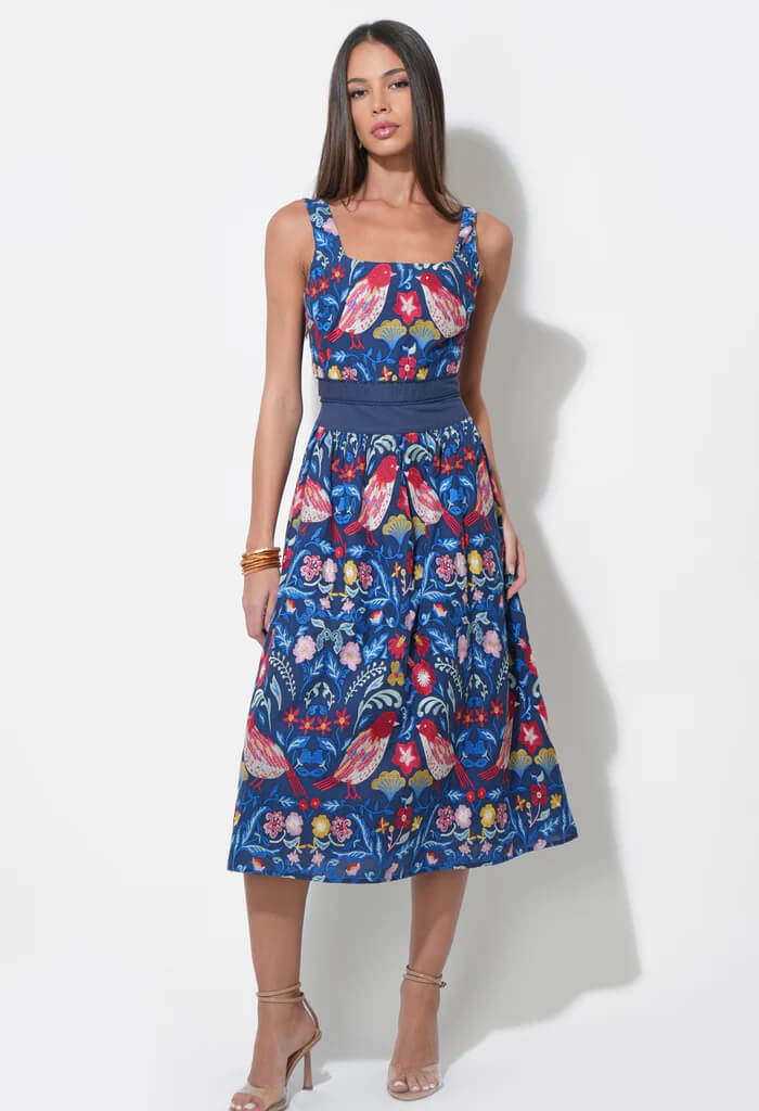 Adelyn Rae Kaili Embroidered Mini Dress