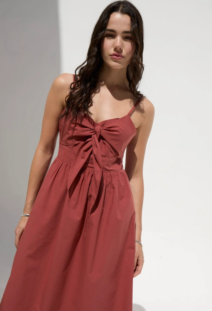 Deluc Padua Dress-Brown