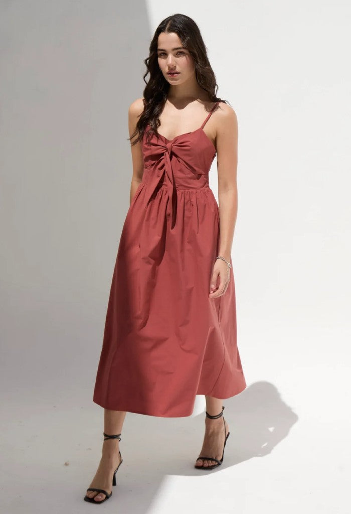 Deluc Padua Dress-Brown