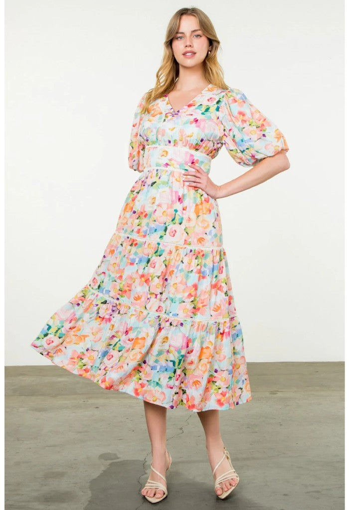 THML Pastel Petal Dress