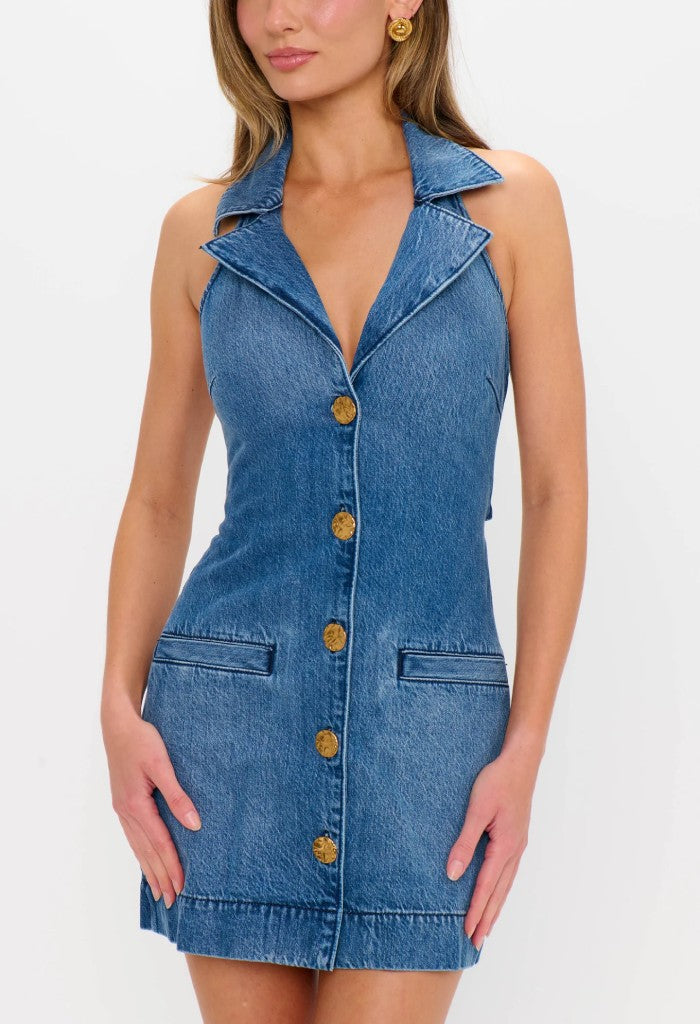 Show Me Your Mumu Darien Dress-Bluebird