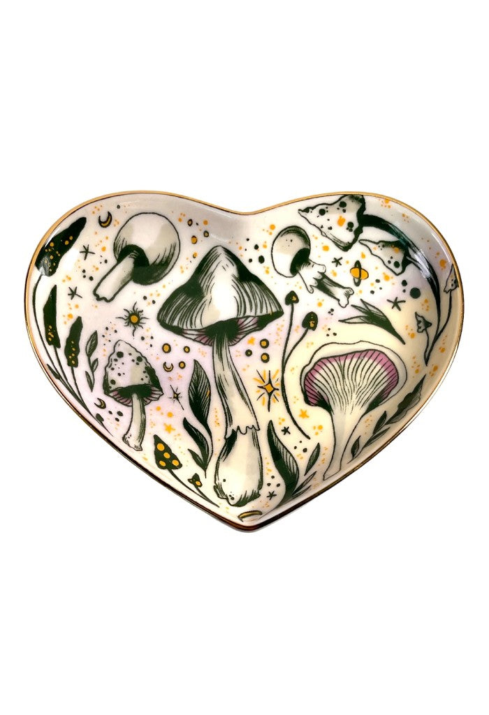 KK Bloom Starry Mushroom Heart Dish