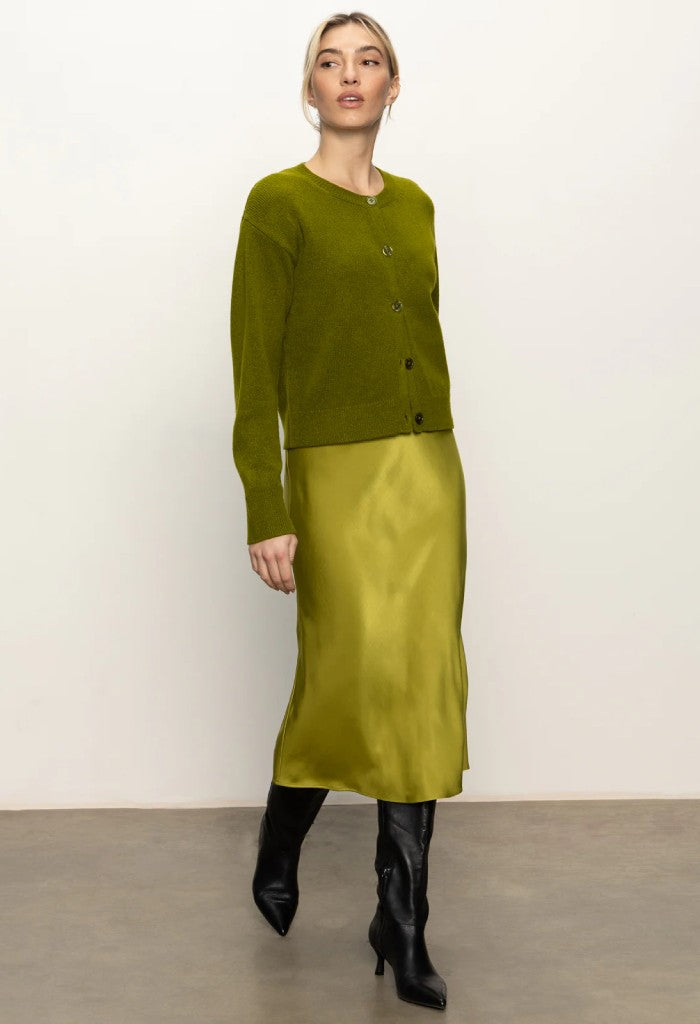 Sanctuary Clothing Everyday Maxi Skirt-Martini Olive