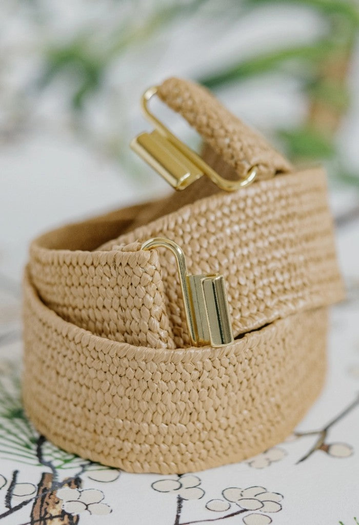 KK Bloom Interchangeable Belt Buckle-Tan