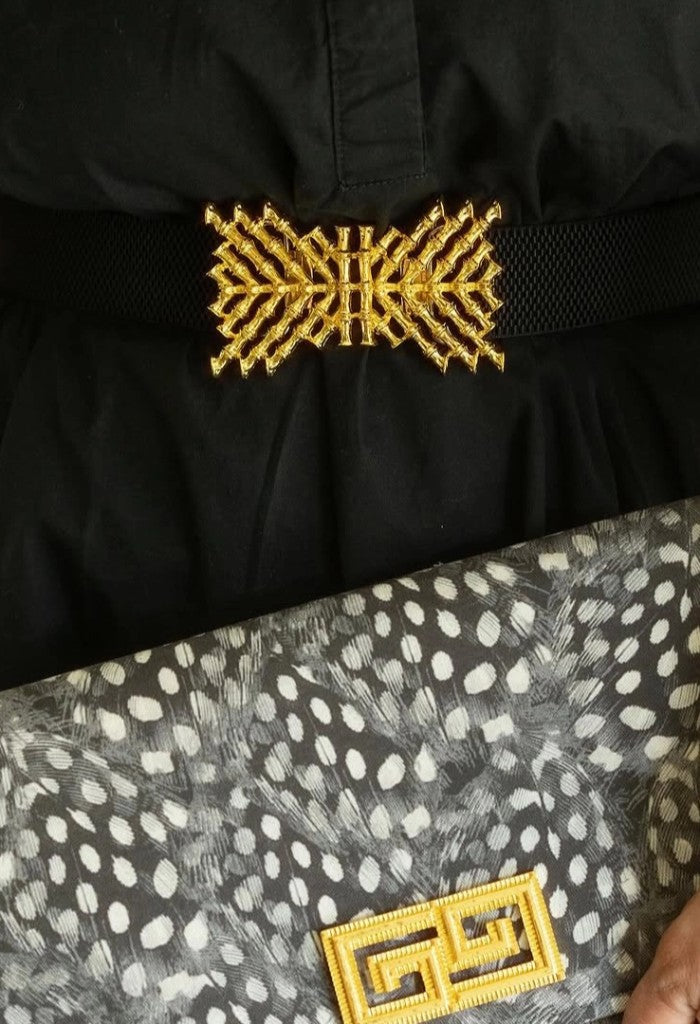 KK Bloom Interchangeable Belt Buckle-Black