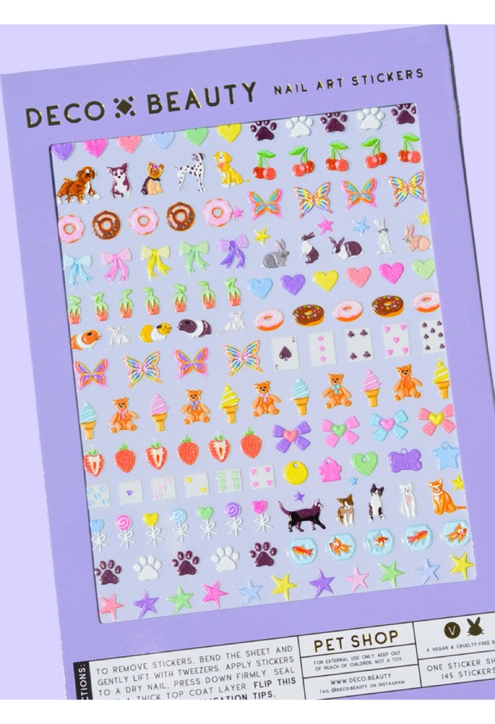 Deco Beauty Pet Shop Nail Art Stickers