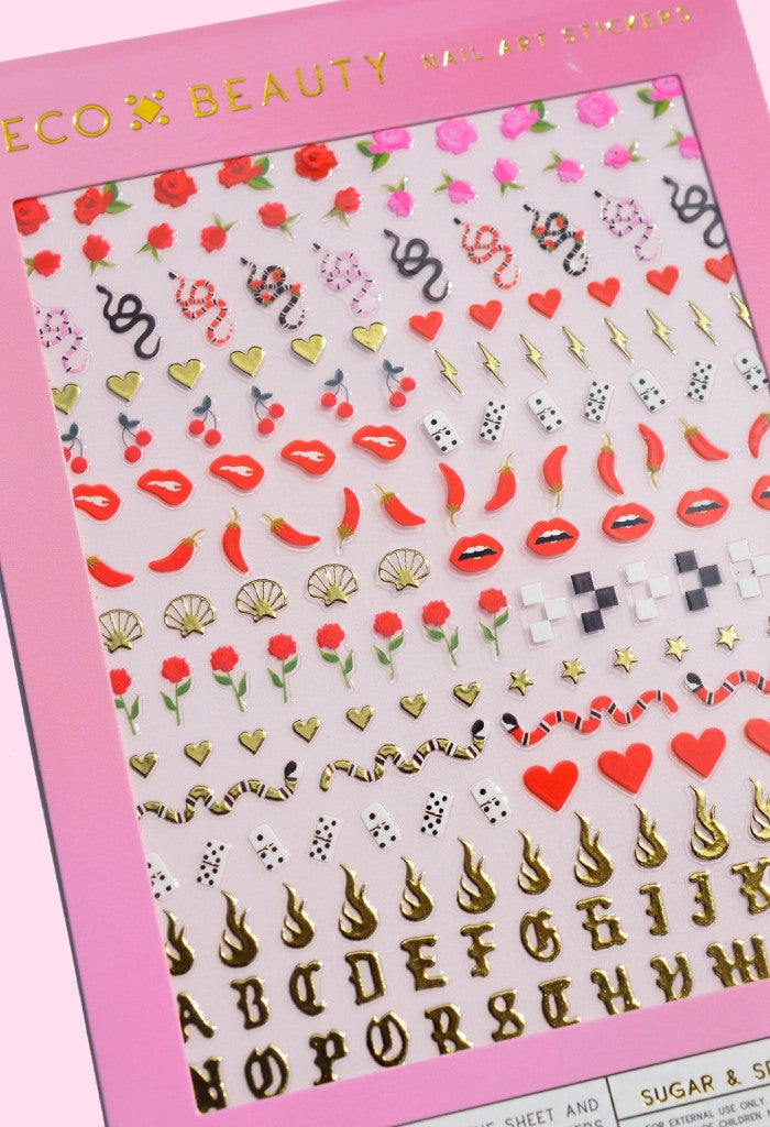 Deco Beauty Sugar & Spice Nail Art Stickers