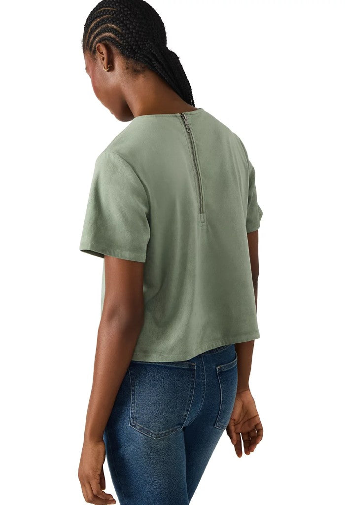 Steve Madden Ezra Top-Jade Cream