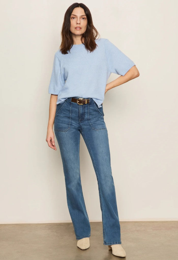 Sanctuary Clothing Perfect Sweater Tee-Powder Blue