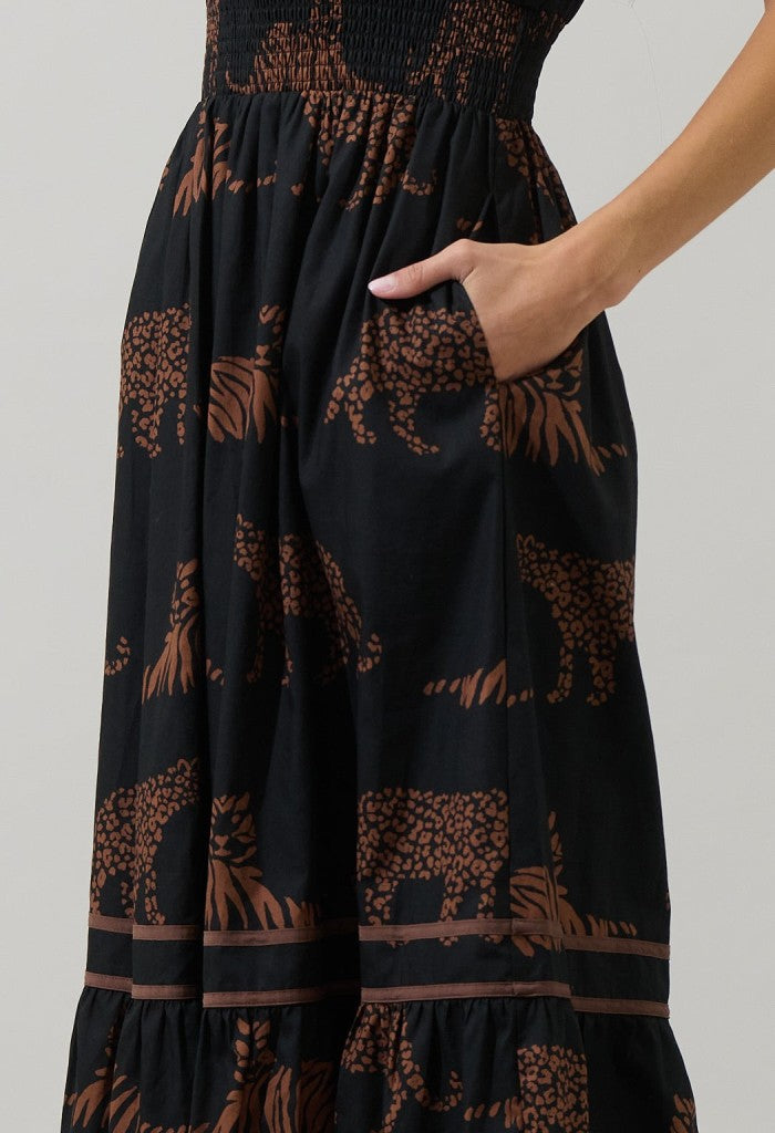 KK Bloom Zenzi Jungle Midi Dress